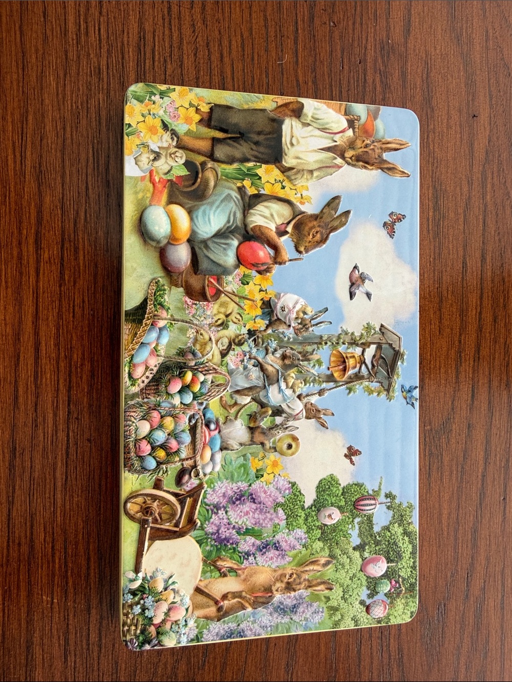 Vintage Heidel German Chocolate Easter Bunny Tin